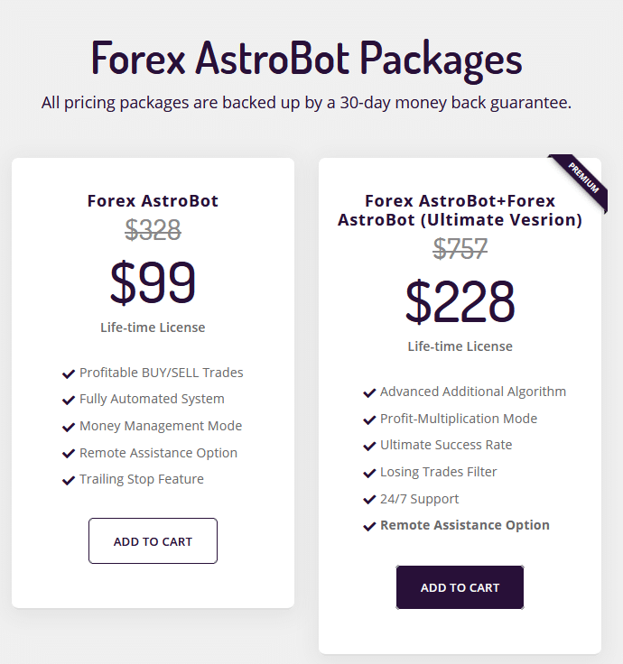 Astrobot Pricing