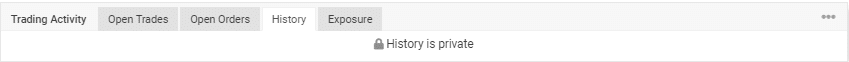 History is private