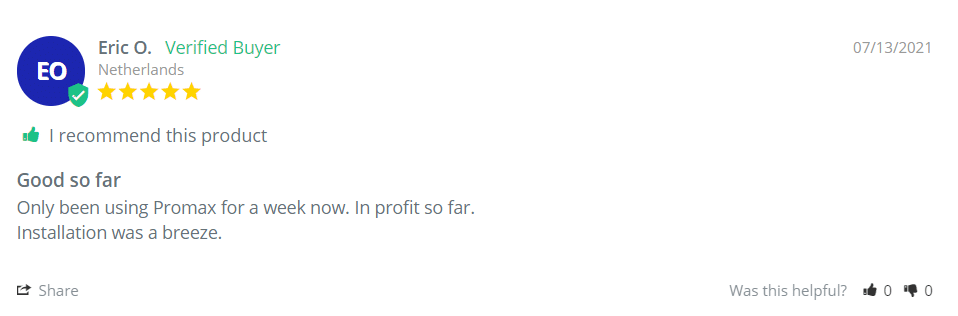 User reviews