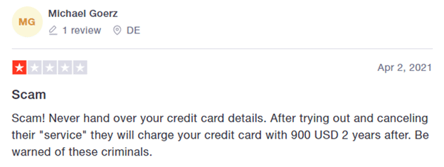 Customer reviews