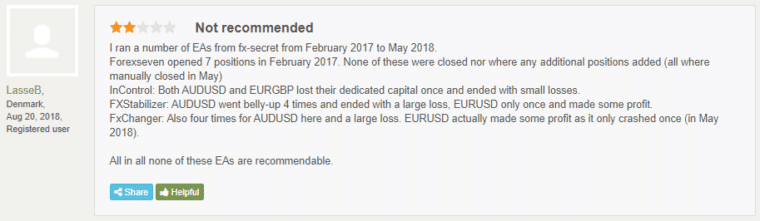 Customer testimonial