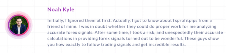 Customer testimonial