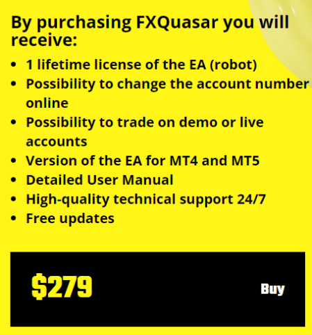 Pricing package of FXQuasar