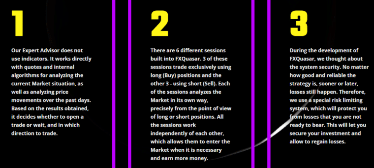 Features of FXQuasar