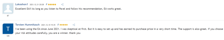 User reviews for NorthEasyWay on MQL5