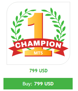 Champion EA’s price on MQL5