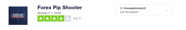 Customer review rating on Trustpilot