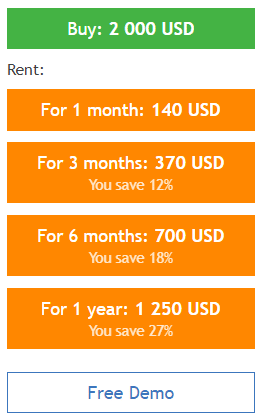 GerFX Density Scalper pricing