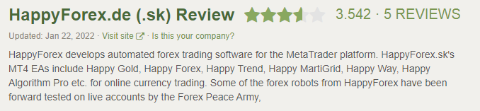 User feedback on Forex Peace Army