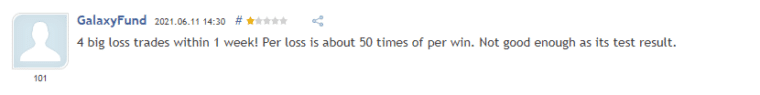 Customer feedback on the MQL5 website