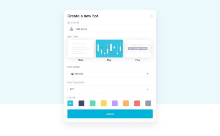 Creating a new Trality bot