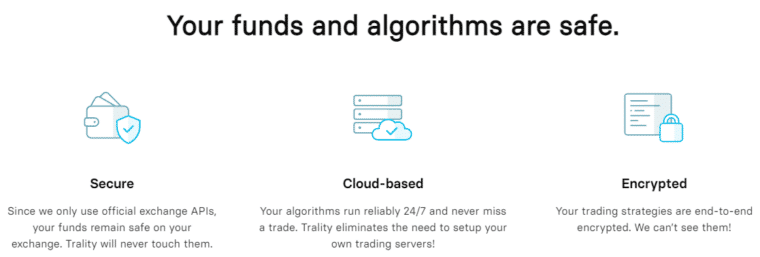 Safety of funds at Trality